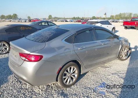 2015 Chrysler 200 C из США, поврежденный, VIN 1C3CCCCG5FN510276